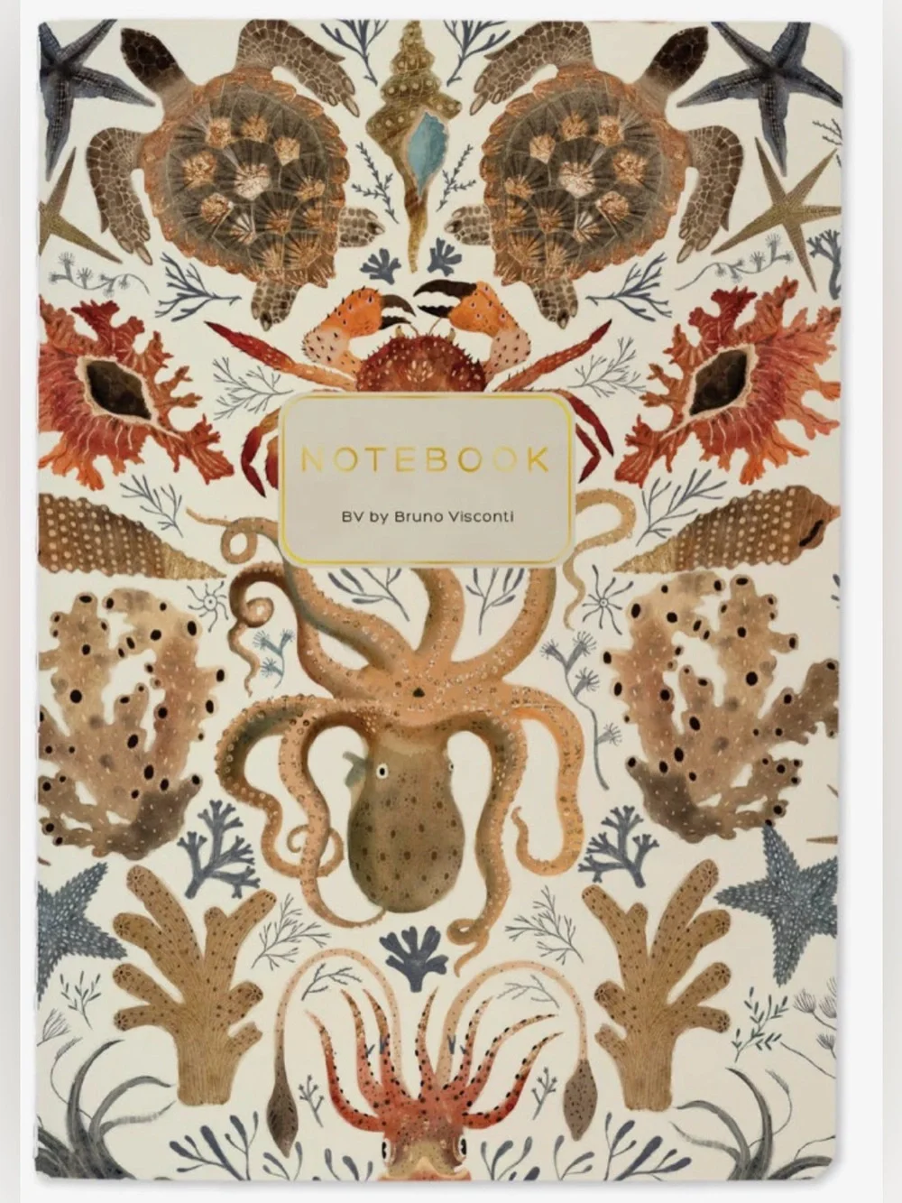 Set of 2 Gorgeous Gold Foil Detailed Soft Touch Notebook Journals - lovely gift!